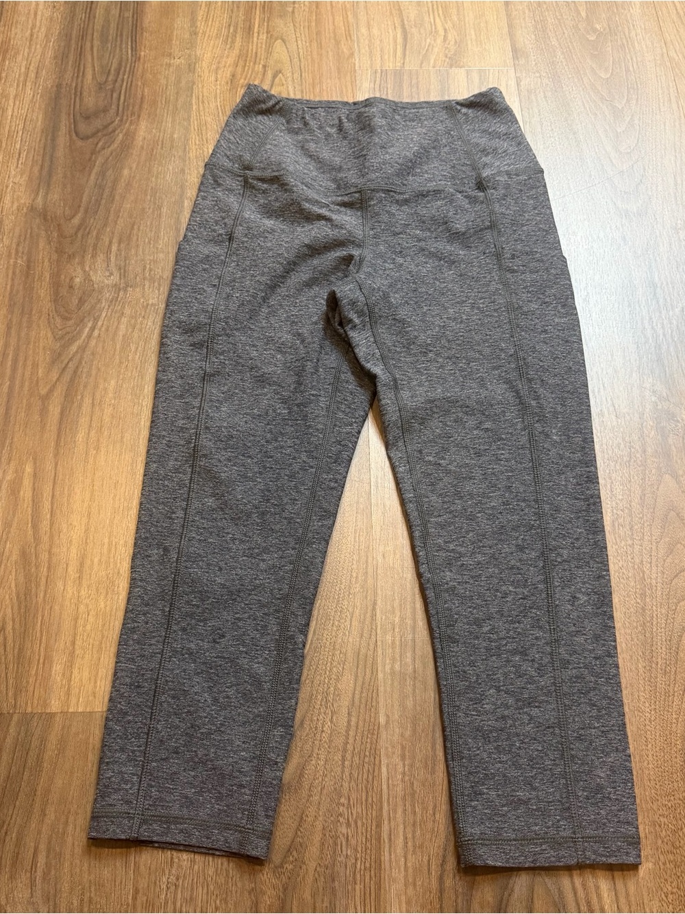 The North Face Heather Gray Capri Athletic Leggings Sz M